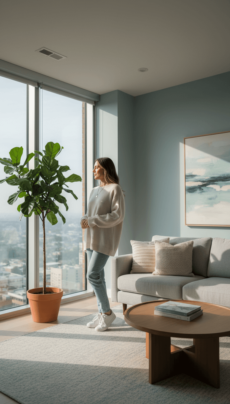 Person on phone during business conversation