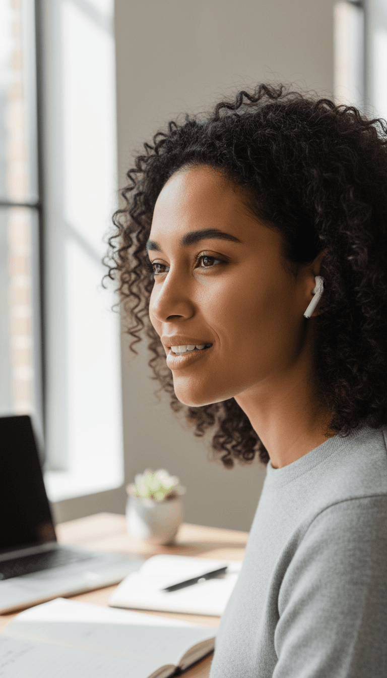 Customer support representative assisting client